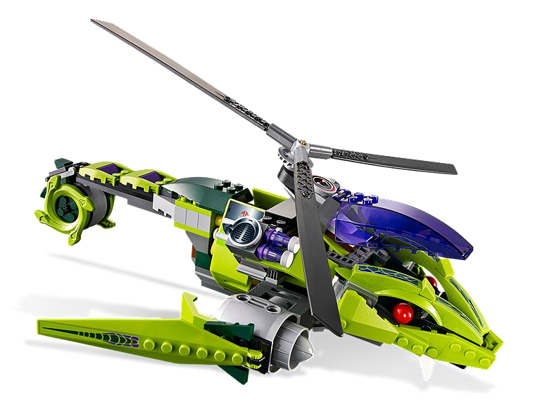 lego green helicopter