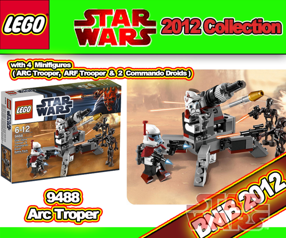 NEU LEGO STAR WARS 9488 ARC Elite Clone Trooper & Commando Droid Battle Pack | eBay