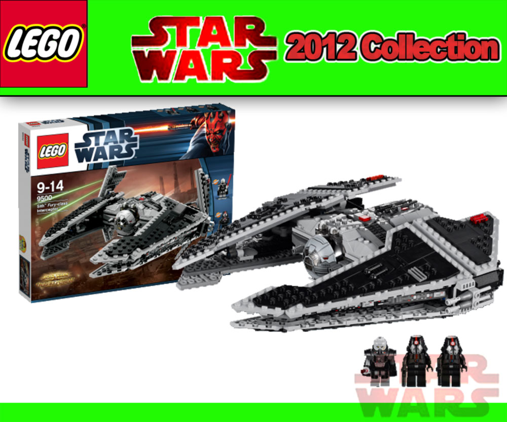 LEGO Star Wars 9500 Sith™ Fury Class Interceptor Darth Malgus +due ...
