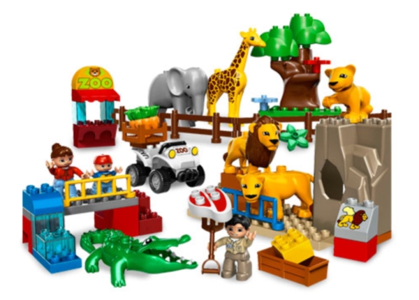 Lego Duplo 3in1 Zoo Polargehege Zirkus Lok Zug 3 in 1 5634