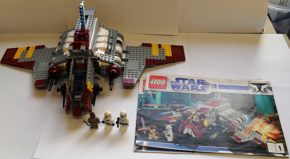 LEGO 8019 STAR WARS Republic Attack Shuttle XL pics NEUGLANZ ansehen