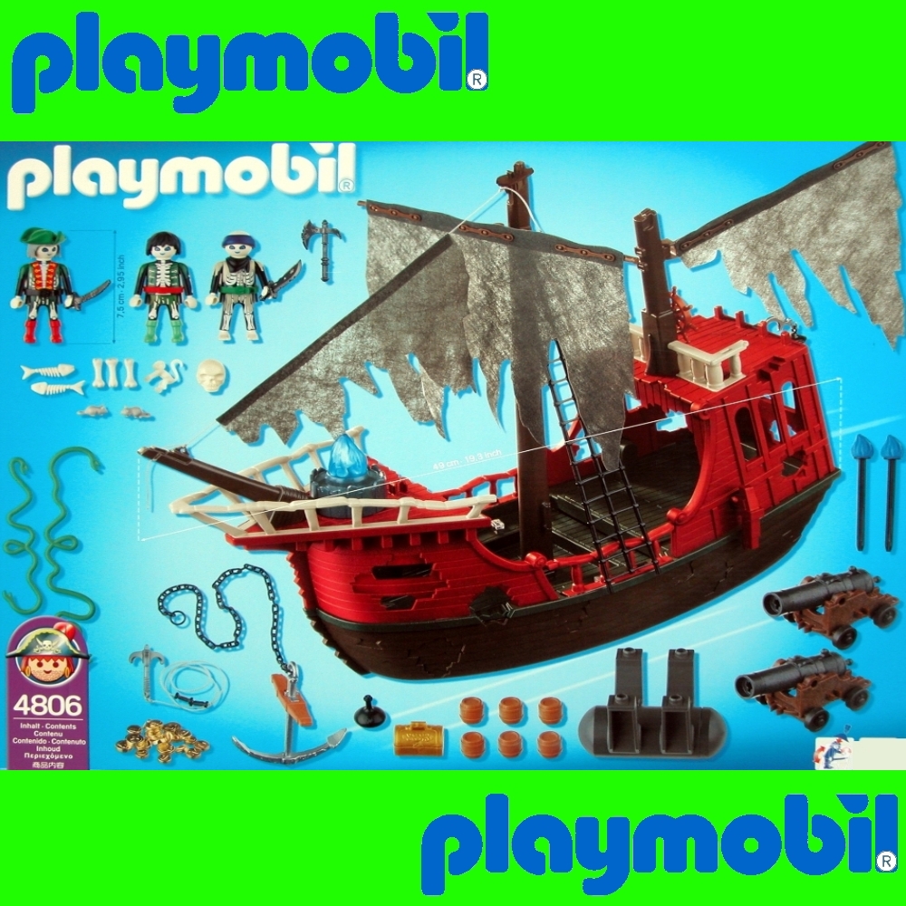 NEU Playmobil 4806 Geisterpiratenschiff Ghost Pirate Ship BNISB | eBay