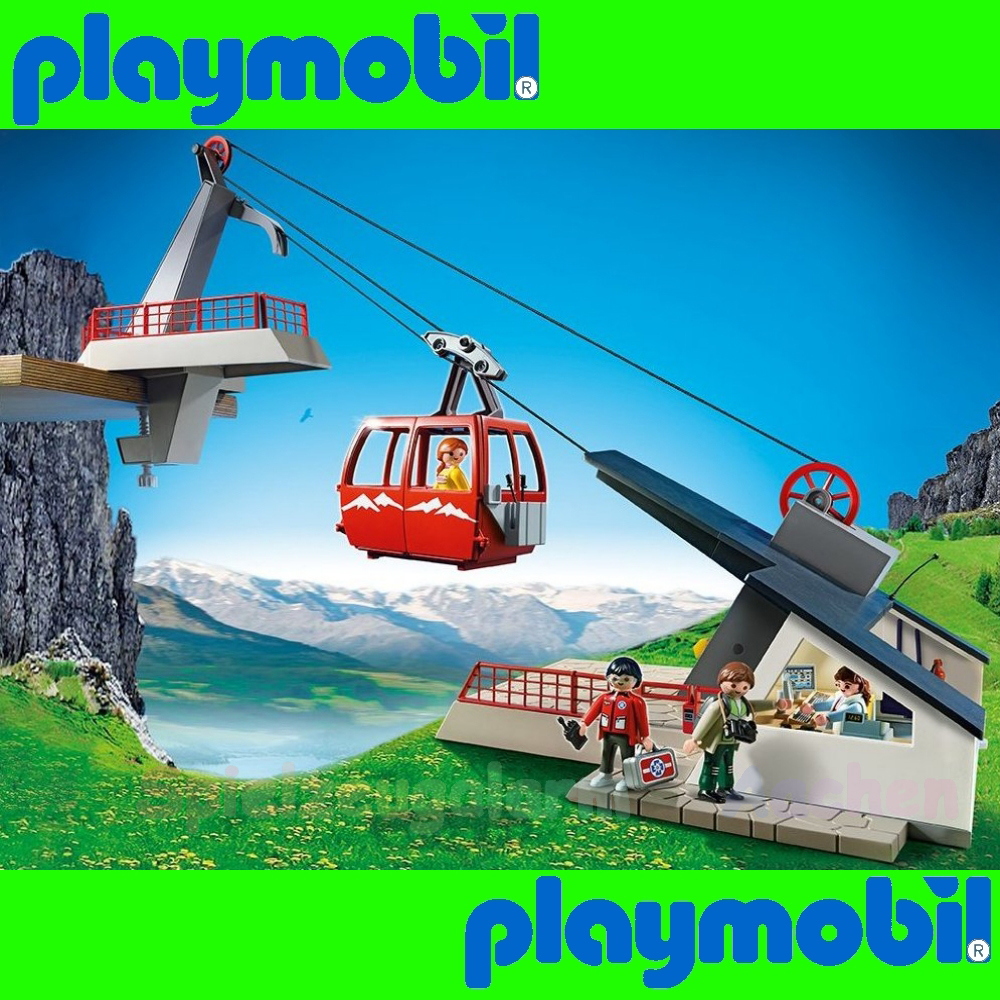 PLAYMOBIL 5426 Seilbahn mit Bergstation Alpine Cable Car Teleférico de los Alpes eBay