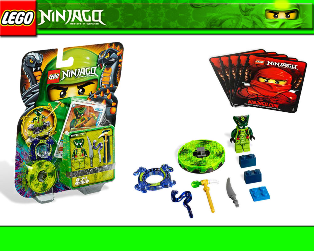 LEGO Ninjago 9569 SPITTA + Spinner + Karten + Waffen cards weapons 20pcs.