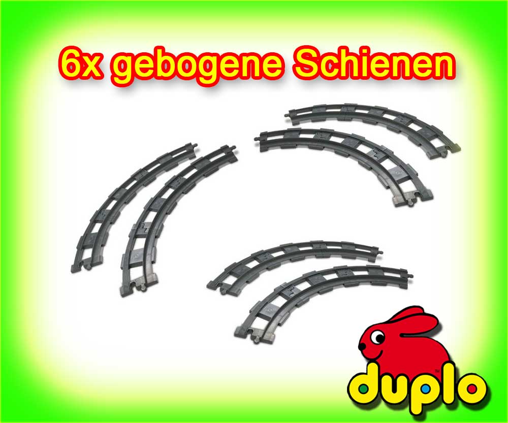 LEGO Duplo Weiche Brücke Schienen 2734 2735 3774 3775 zu 5608 / 5609