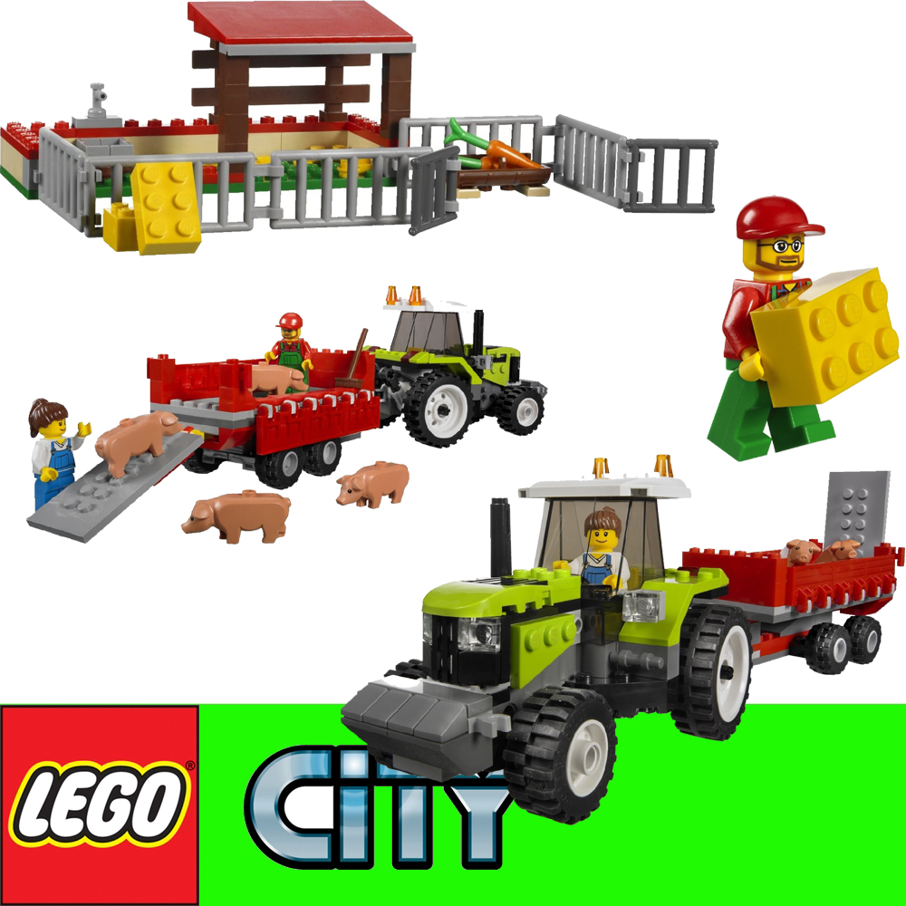 7684 Lego City | LEGO City Set #7684 Pig Farm & Tractor – JPUOYG