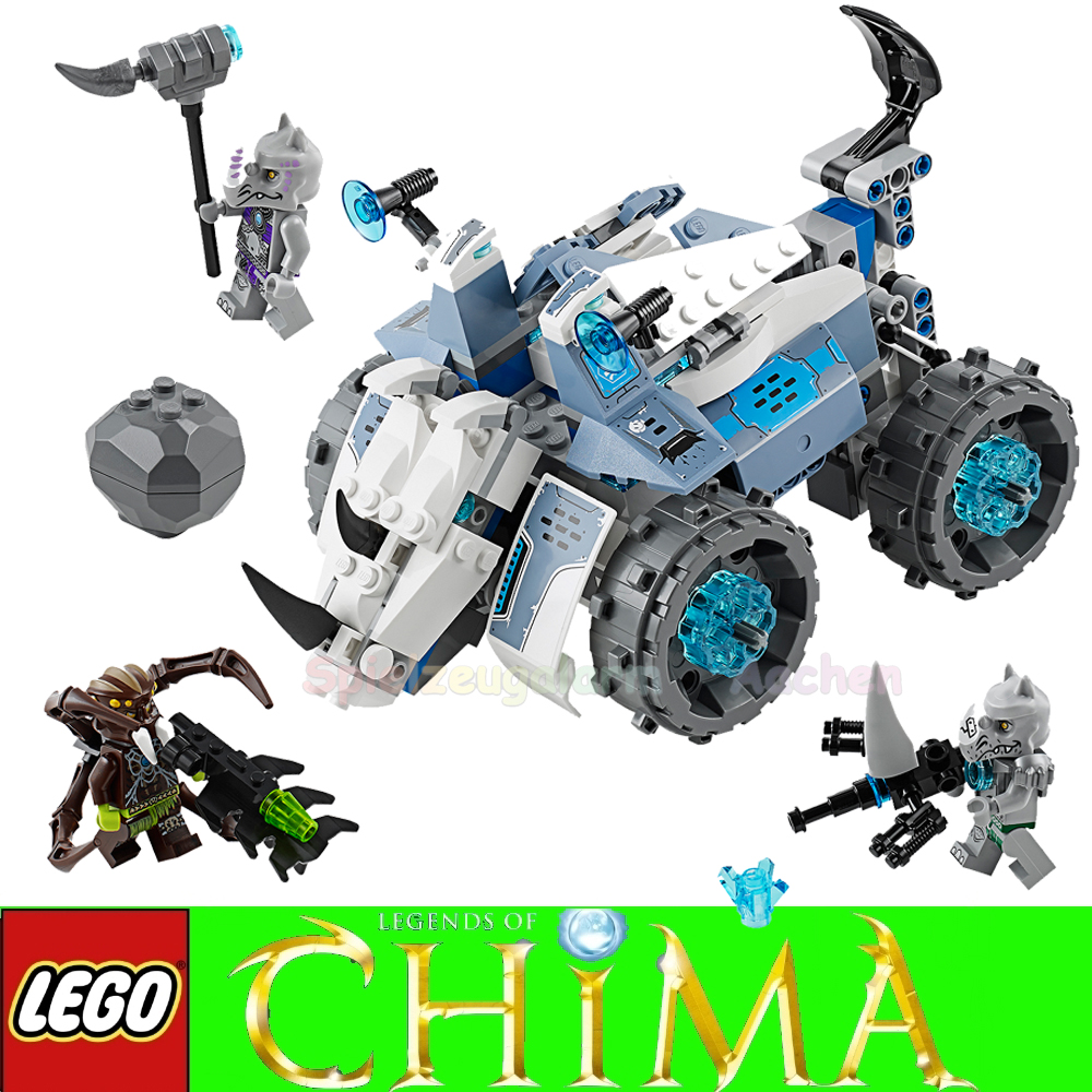 Lego Chima 70131 Rogons Nashorn Cruiser Rock Flinger Le Char Bouclier