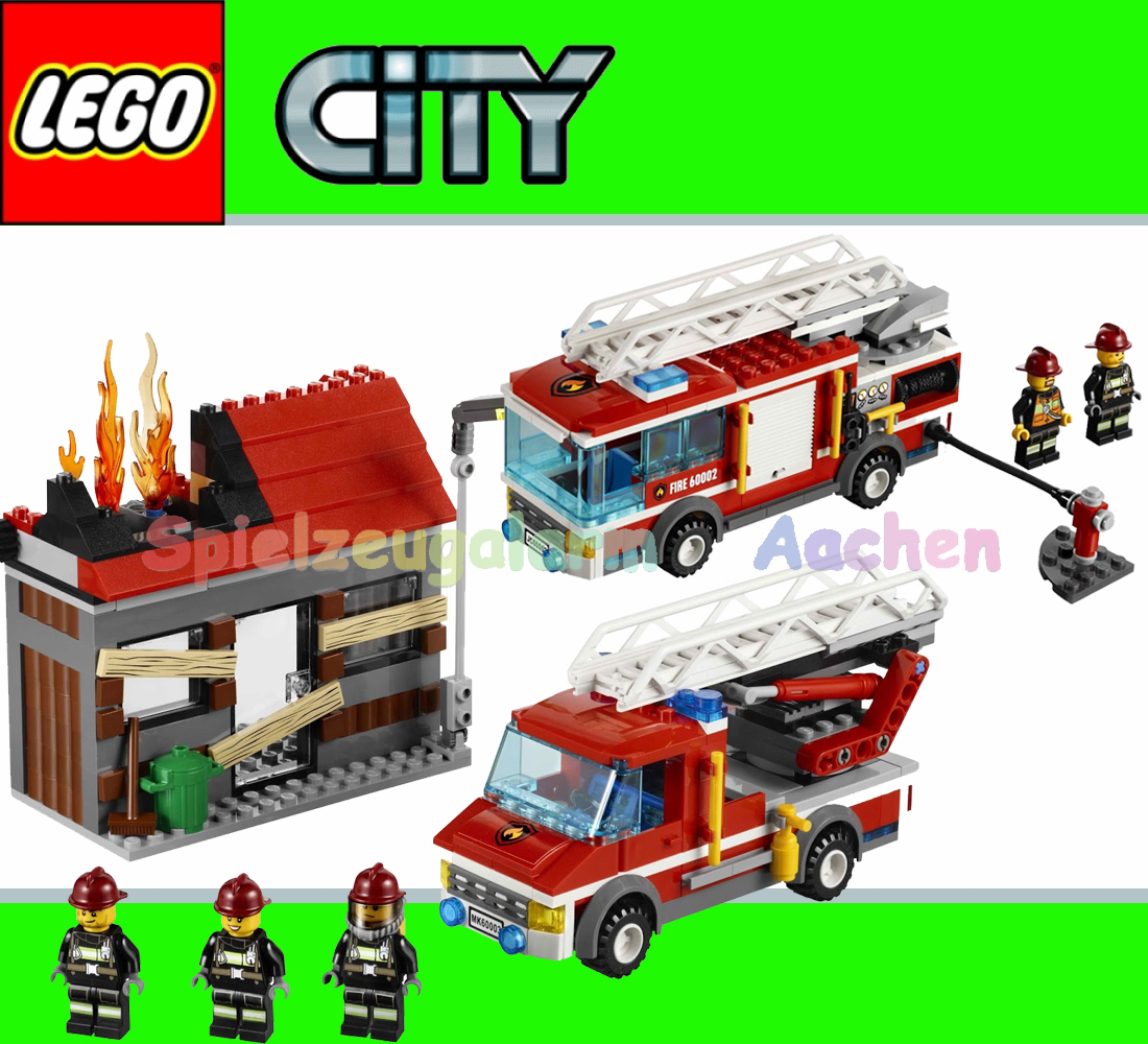 Fire Brigade Lego City Set 60002 Fire Truck + 60003 Fire Run Sealed | eBay