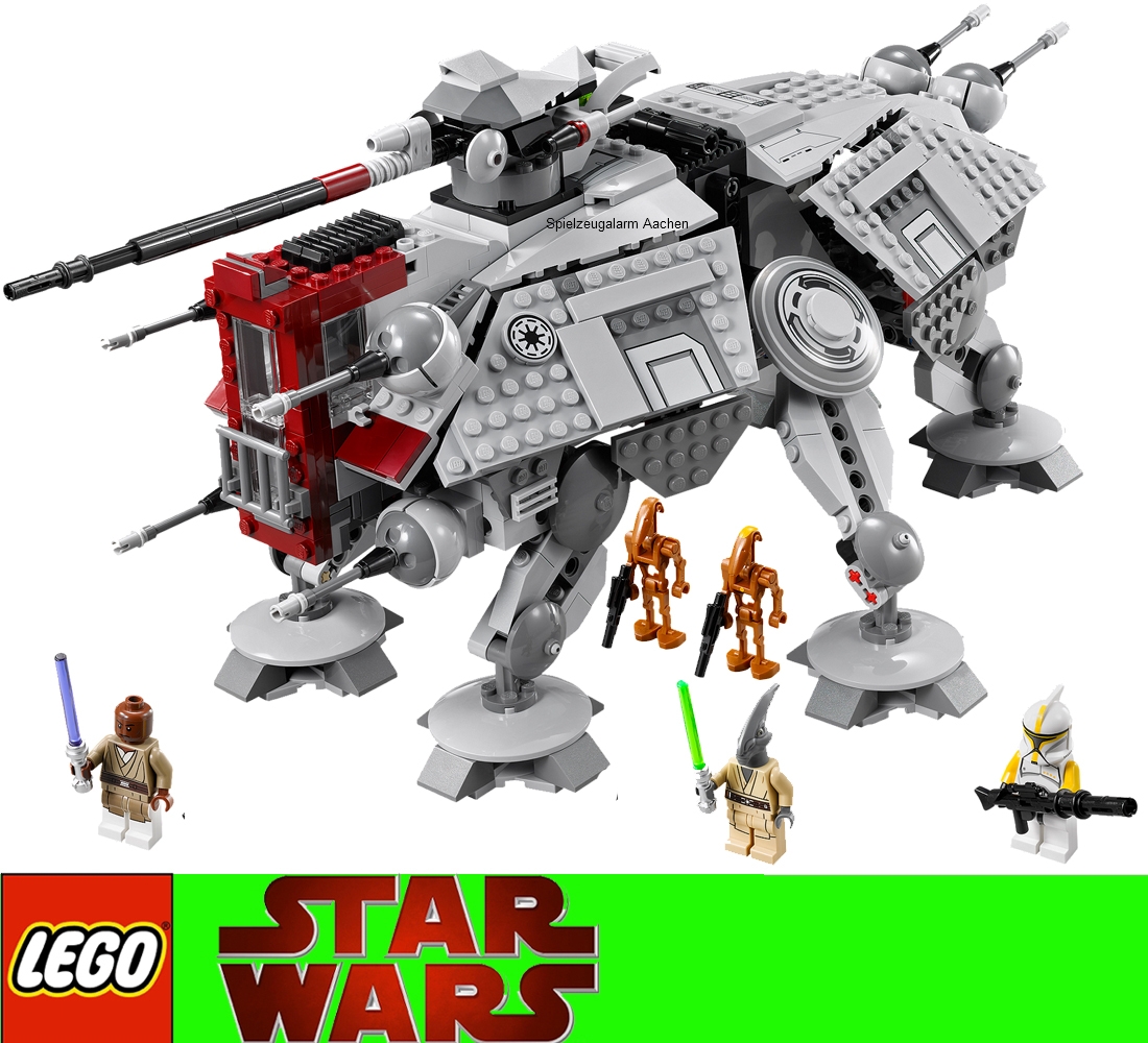 LEGO Star Wars 75019 AT TE mit Battle Droid Commander Mace Windu ...