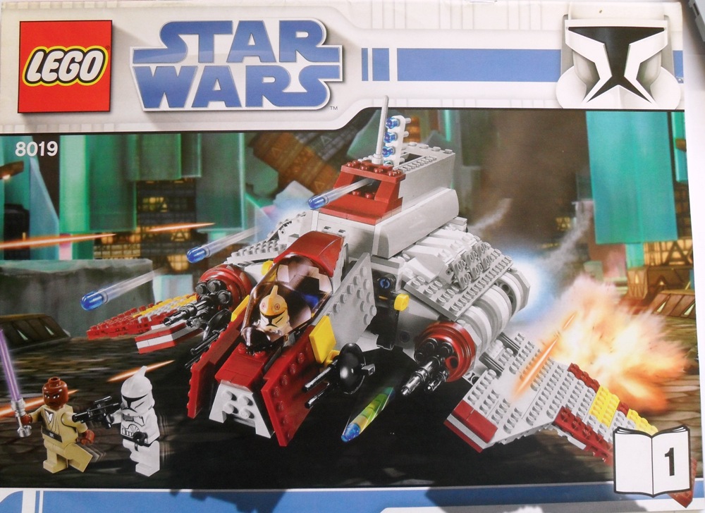 LEGO 8019 STAR WARS Republic Attack Shuttle XL pics NEUGLANZ ansehen